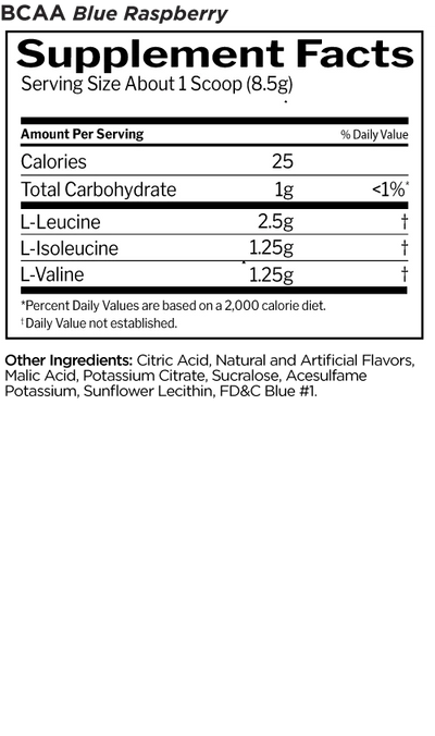 #nutrition facts_60 Servings / Blue Raspberry