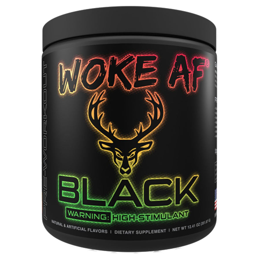 Bucked Up Woke AF Black High Stimulant Pre-Workout