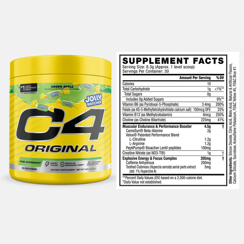 Cellucor C4 Original x JOLLY RANCHER Pre-Workout
