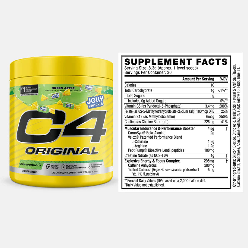 Cellucor C4 Original x JOLLY RANCHER Pre-Workout