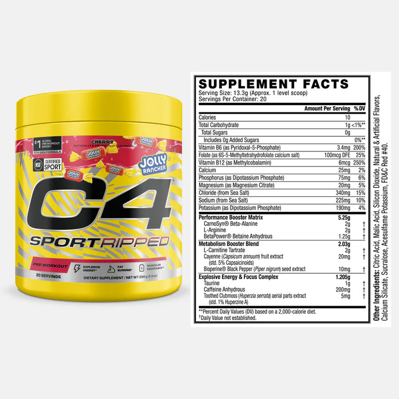 Cellucor C4 Sport Ripped x JOLLY RANCHER