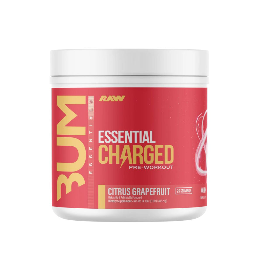 Get Raw Nutrition BUM Essential Charged Pre-Workout