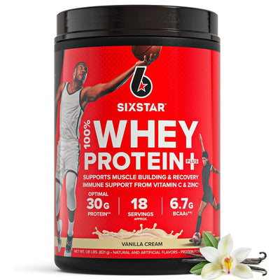 Six Star Whey Protein Powder Plus