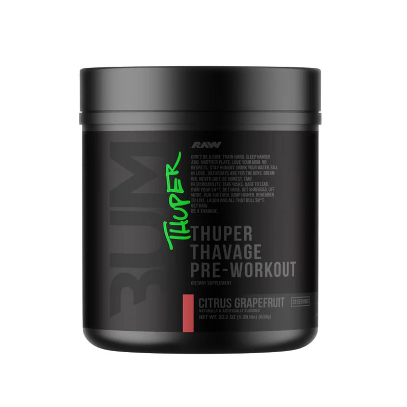Get Raw Thuper Thavage Pre-Workout