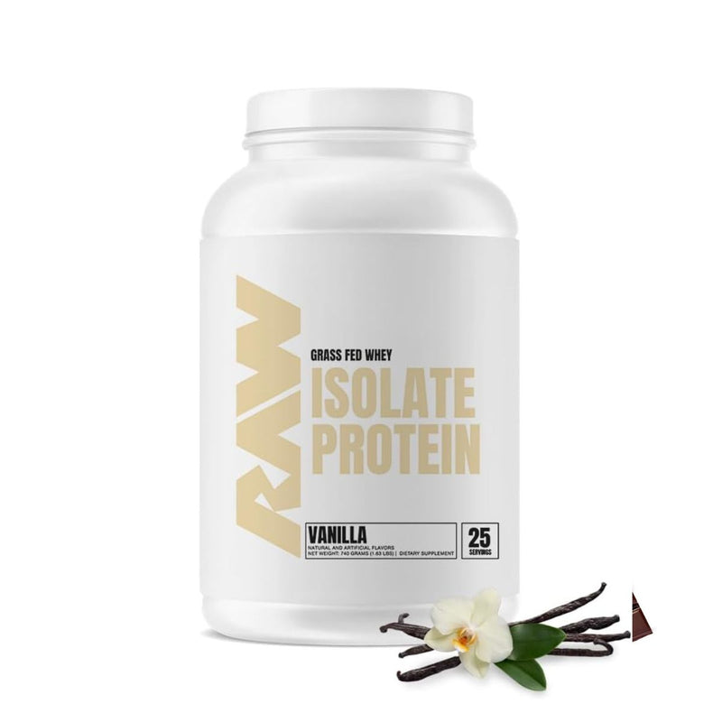 Get Raw Nutrition Grass Fed Isolate Whey Protein