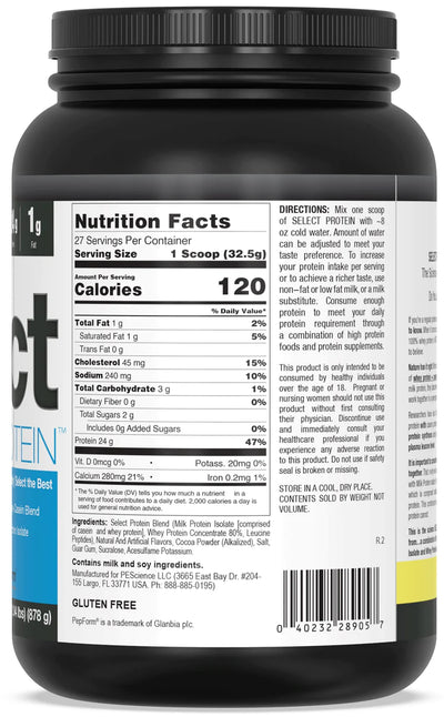 #nutrition facts_27 Servings / Chocolate Mint Cookie