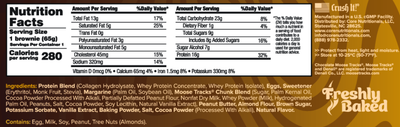 Core Nutritionals Moose Tracks Brownies Healthy Snacks Core Nutritionals Size: 12 Packs Flavor: Original Blondie, Chocolate Brownie