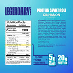 Legendary Foods Protein Sweet Roll Legendary Foods Size: 10 Bars Flavor: Wild Berry, Chocolate, Cinnamon
