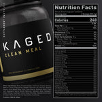 Kaged Clean Meal Whole-Food Meal Replacement Protein KAGED Size: 2.79 lbs Flavor: Chocolate Peanut Butter, Vanilla Cake, Snickerdoodle