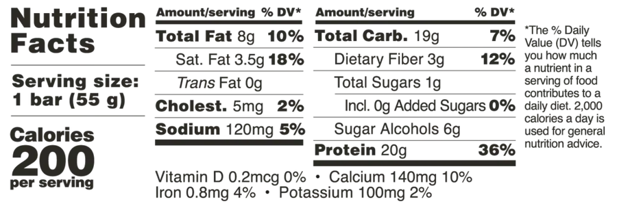Protein Bar - Creamy Crisp - 12 Pack