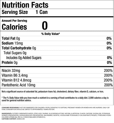 #nutrition facts_12 Cans / Deadlifts and Gummy Bear
