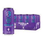 Gorilla Mind Energy Drink Energy Drink Gorilla Mind Size: 12 Cans Flavor: Wild Grape
