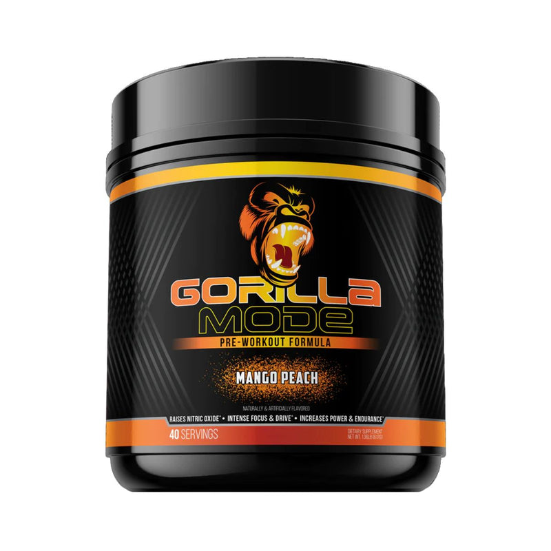 Gorilla Mode Pre-Workout Pre-Workout Gorilla Mind Size: 40 Servings Flavor: Mango Peach