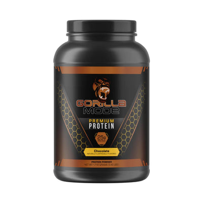 Gorilla Mind Gorilla Mode Premium Protein Protein Gorilla Mind Size: 30 Servings Flavor: Chocolate