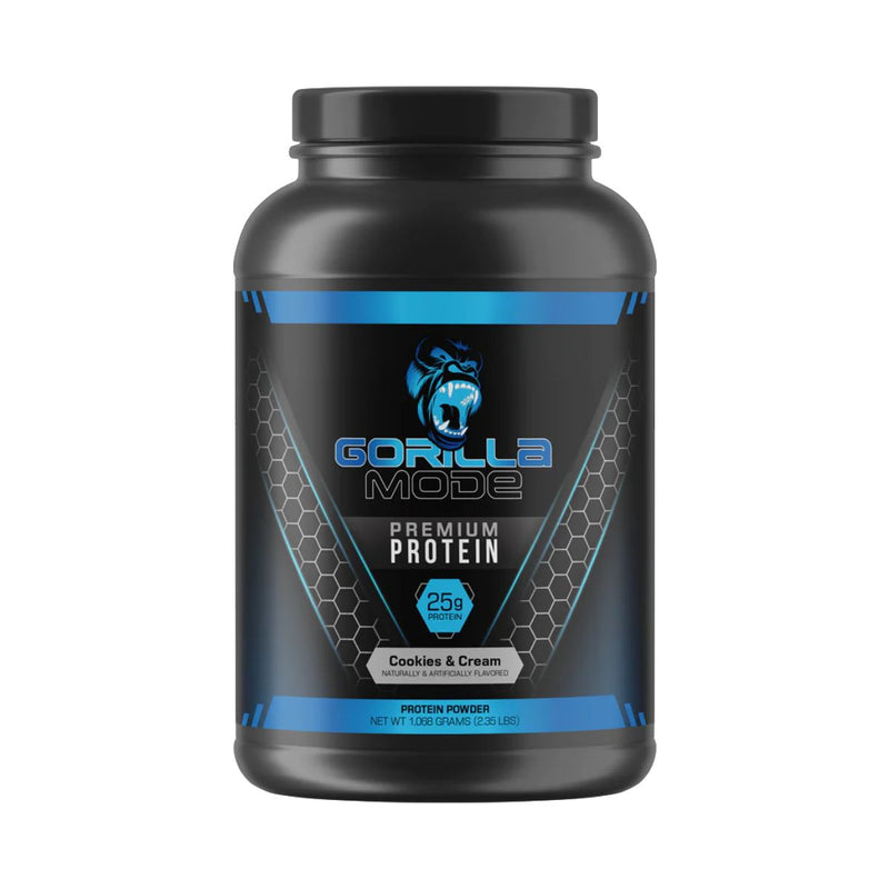 Gorilla Mind Gorilla Mode Premium Protein Protein Gorilla Mind Size: 30 Servings Flavor: Cookies and Cream