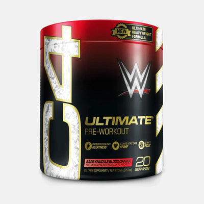 Cellucor C4 Ultimate x WWE Pre Workout Powder Pre-Workout Cellucor Size: 20 Servings Flavor: Bare Knuckle Blood Orange