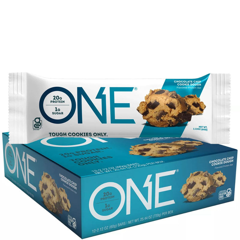 ONE Bar Healthy Snacks ONE Size: 12 Bars Flavor: Chocolate Chip Cookie Dough