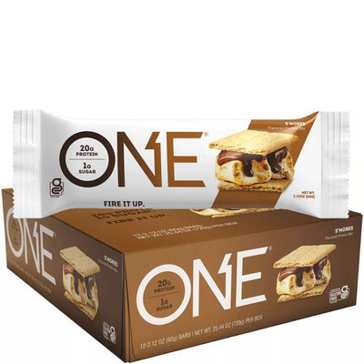 ONE Bar Healthy Snacks ONE Size: 12 Bars Flavor: S'Mores