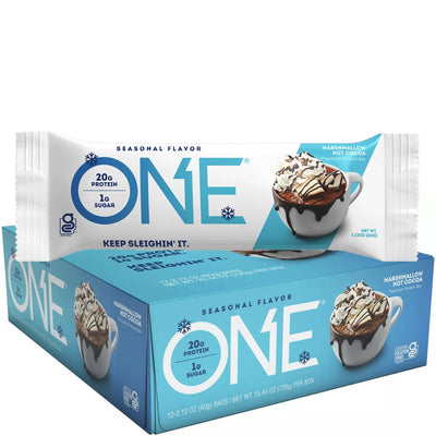ONE Bar Healthy Snacks ONE Size: 12 Bars Flavor: Marshmallow Hot Cocoa