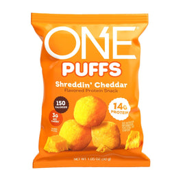 ONE Puffs Protein Food ONE Size: 10 Bags Flavor: Shreddin Cheddar