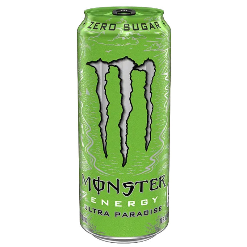 Monster Energy Zero Ultra Energy Drink MONSTER Size: 16 OZ (24 Cans) Flavor: Green Ultra Paradise