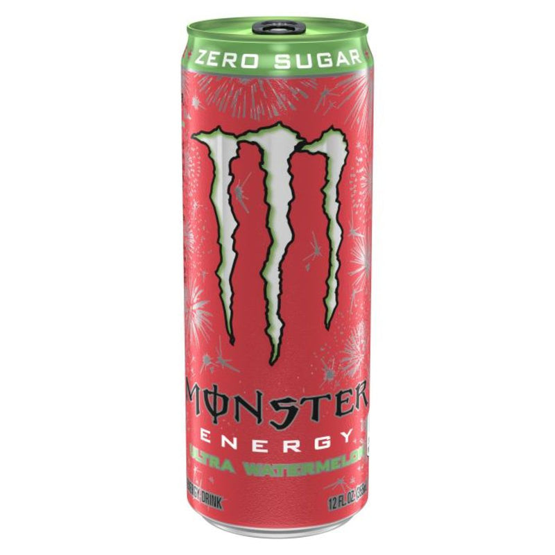 Monster Energy Zero Ultra Energy Drink MONSTER Size: 12 OZ (24 Cans) Flavor: Ultra Watermelon