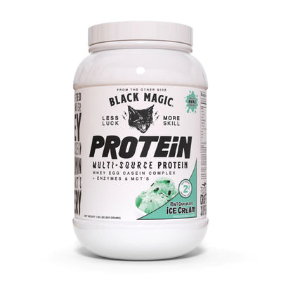 Black Magic Handcrafted Multi Source Protein Powder Protein Black Magic Size: 25 Servings Flavor: Mint Chocolate