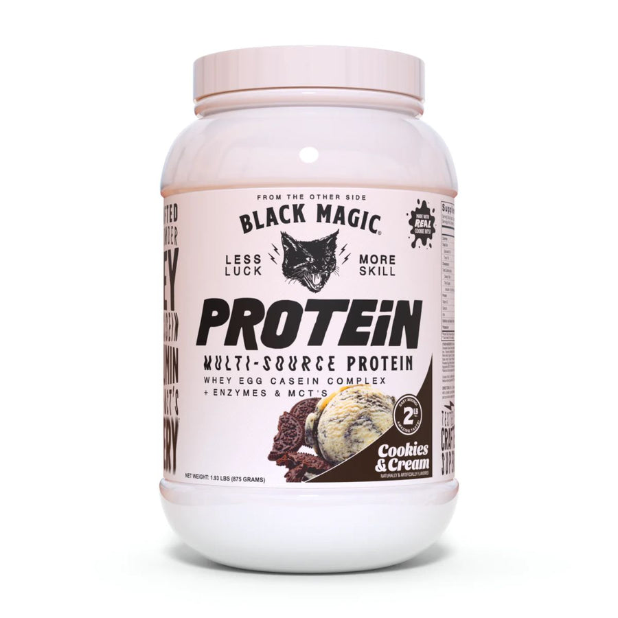 Black Magic Handcrafted Multi Source Protein Powder Protein Black Magic Size: 25 Servings Flavor: Cookies and Cream