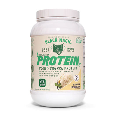 Black Magic Vegan Protein Protein Black Magic Size: 25 Servings Flavor: Vanilla Ice Cream