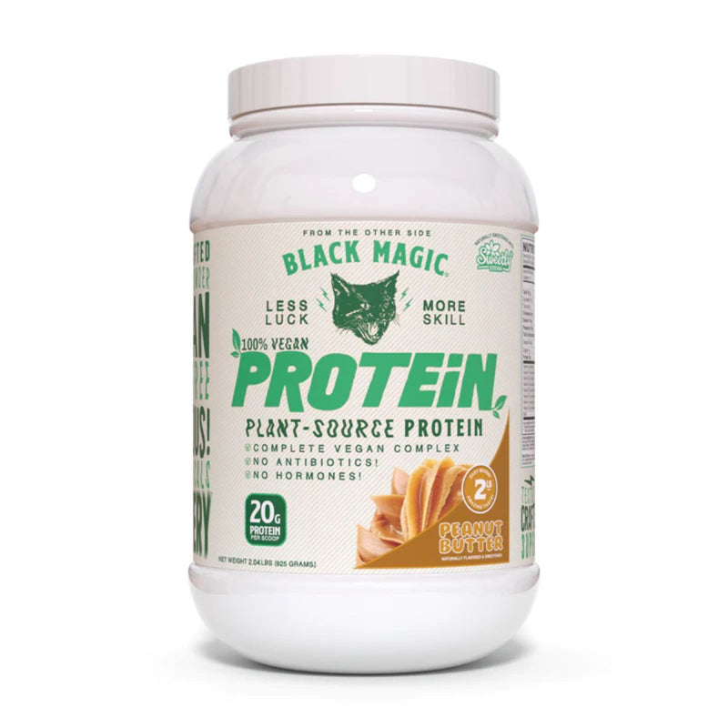 Black Magic Vegan Protein Protein Black Magic Size: 25 Servings Flavor: Peanut Butter