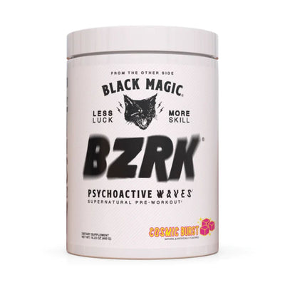 Black Magic BZRK High Potency All Performance Pre-Workout Pre-Workout Black Magic Size: 25 Servings Flavor: Cosmic Burst
