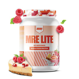 Redcon1 MRE Lite Meal Replacement Protein RedCon1 Size: 20 Servings Flavor: Raspberry Swirl Cheesecake