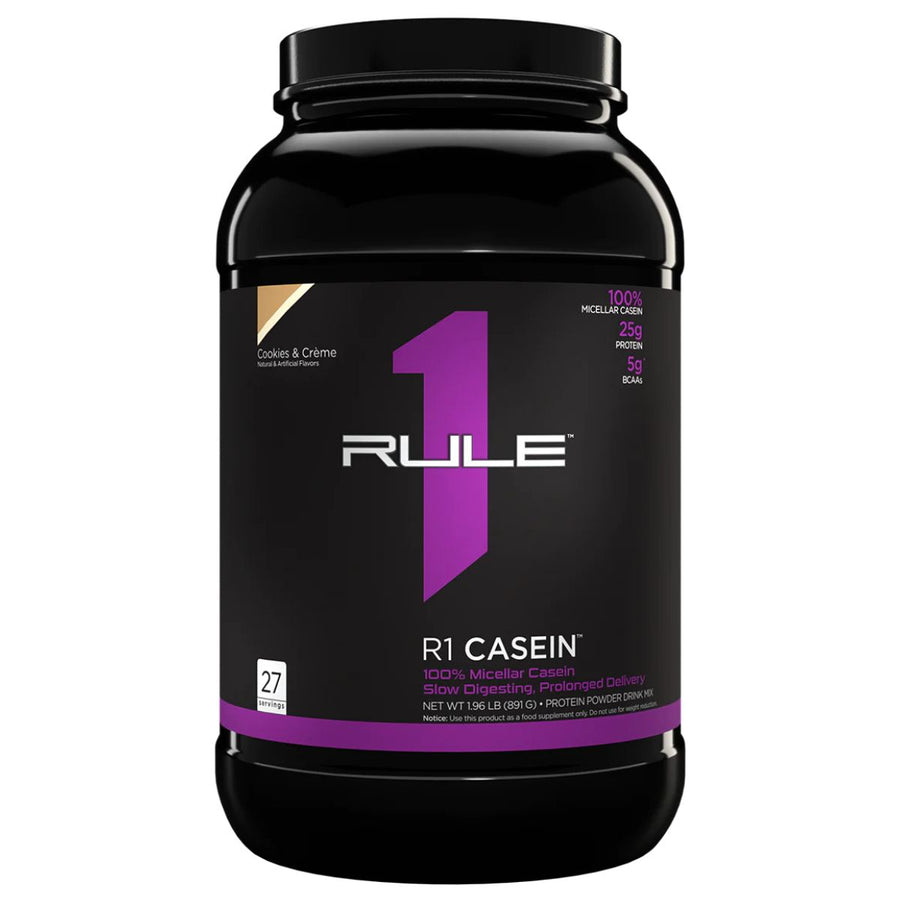 R1 Casein Protein Rule One Size: 2 Lbs. Flavor: Cookies and Creme