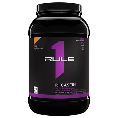 R1 Casein Protein Rule One Size: 2 Lbs. Flavor: Lightly Salted Caramel
