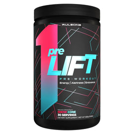 R1 preLIFT pre-workout Pre-Workout Rule One Size: 30 Servings Flavor: Snow Cone