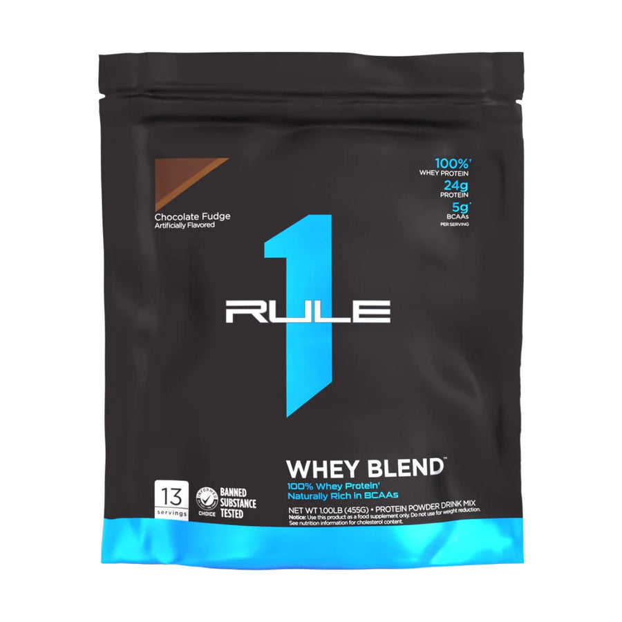 R1 Whey Blend Protein Rule One Size: 1 Lb. Flavor: Chocolate Fudge