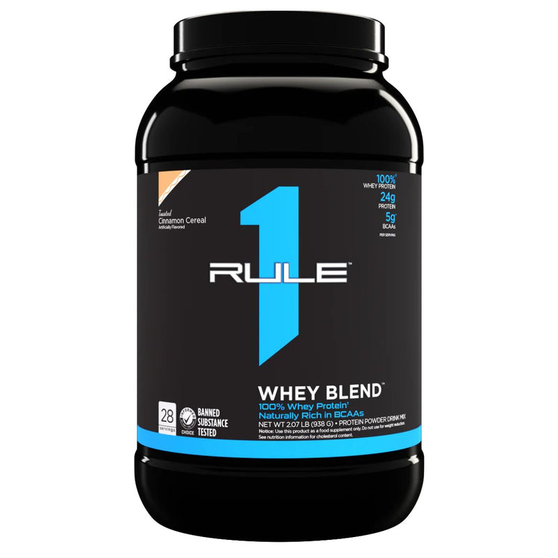 R1 Whey Blend Protein Rule One Size: 2 Lbs. Flavor: Toasted Cinnamon Cereal