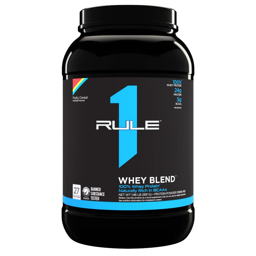 R1 Whey Blend Protein Rule One Size: 2 Lbs. Flavor: Fruity Cereal