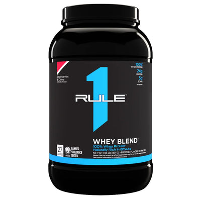 R1 Whey Blend Protein Rule One Size: 2 Lbs. Flavor: Strawberries and Cream