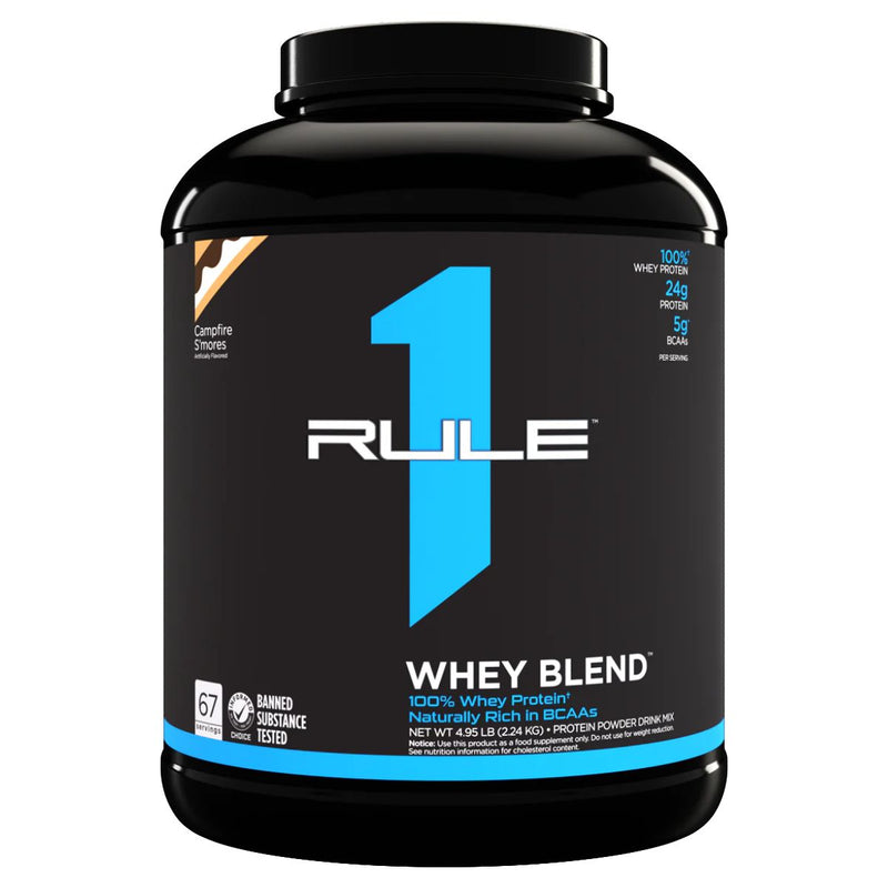 R1 Whey Blend Protein Rule One Size: 5 Lbs. Flavor: Campfire Smores
