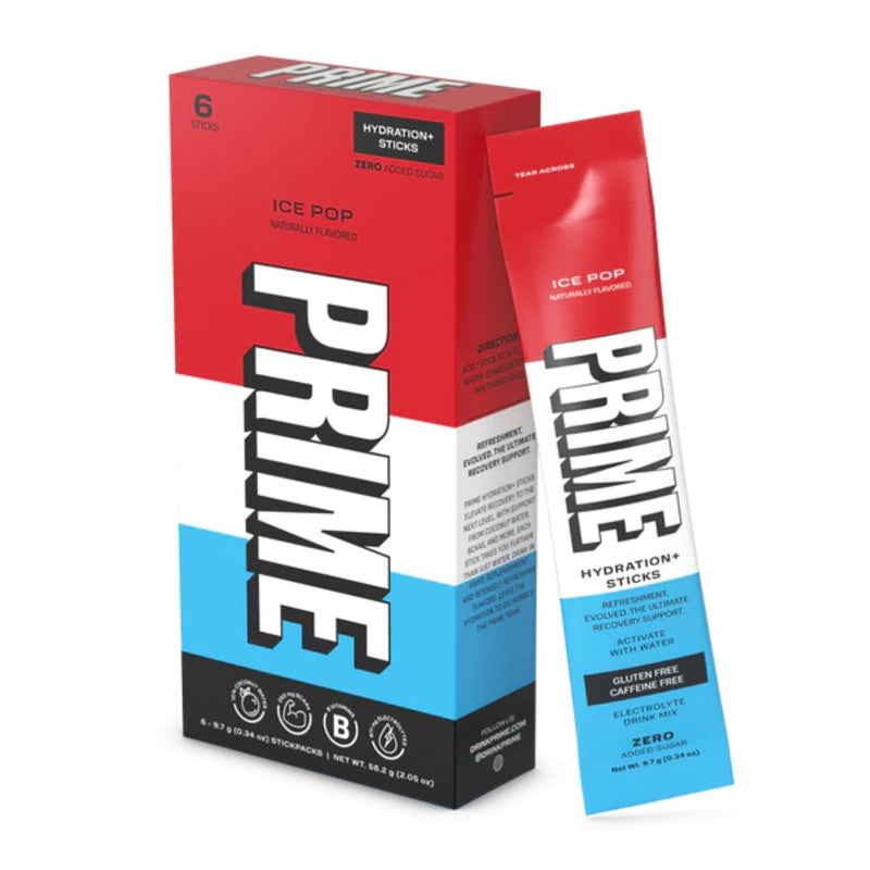 Prime Hydration Sticks PRIME Size: 6 Pack Flavor: Ice Pop