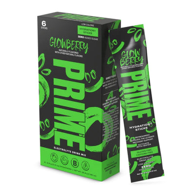 Prime Hydration Sticks PRIME Size: 6 Pack Flavor: Glowberry
