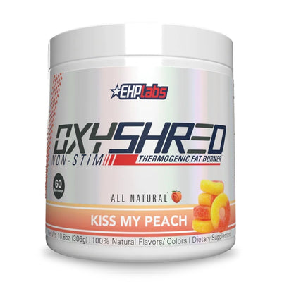 EHP OxyShred Non-Stim Pre-Workout EHP Labs Size: 60 Servings Flavor: Peach