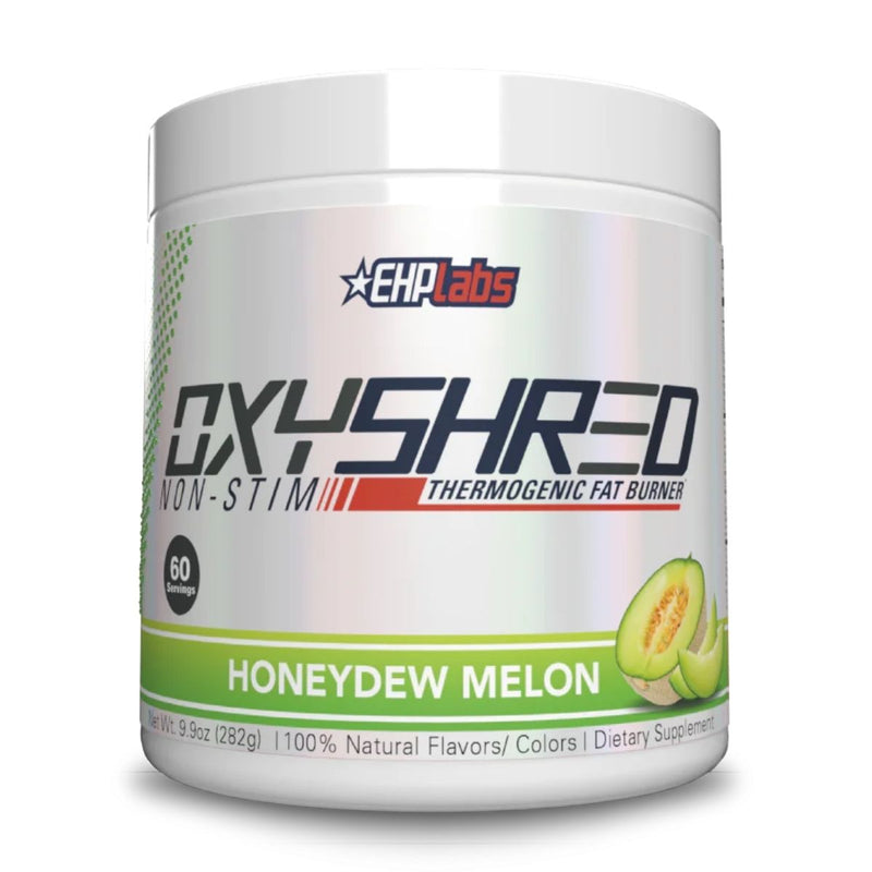 EHP OxyShred Non-Stim Pre-Workout EHP Labs Size: 60 Servings Flavor: HoneyDew Melon
