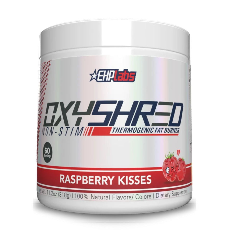 EHP OxyShred Non-Stim Pre-Workout EHP Labs Size: 60 Servings Flavor: Raspberry Kisses