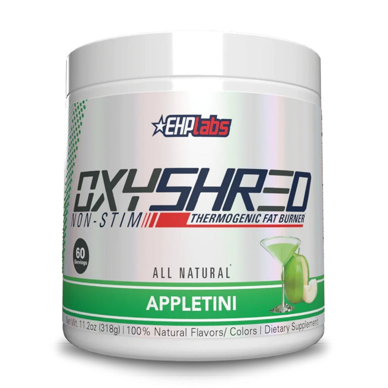 EHP OxyShred Non-Stim Pre-Workout EHP Labs Size: 60 Servings Flavor: Appletini