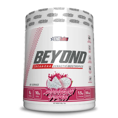 EHP Beyond BCAA+EAA Intra-Workout Aminos EHP Labs Size: 60 Servings Flavor: Dragon Fruit