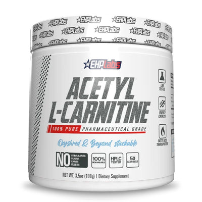 EHP Acetyl L-Carnitine | Weight Loss Support Weight Management EHP Labs Size: 100 Servings Flavor: Unflavored