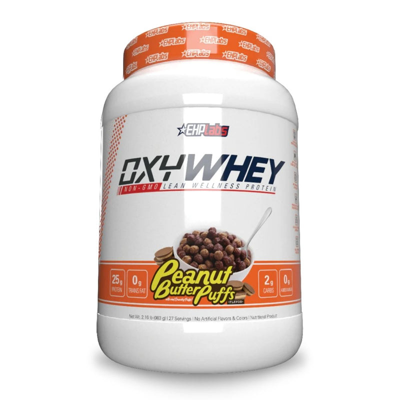 EHP OxyWhey Lean Wellness Protein Protein EHP Labs Size: 27 Servings Flavor: Peanut Butter Puffs