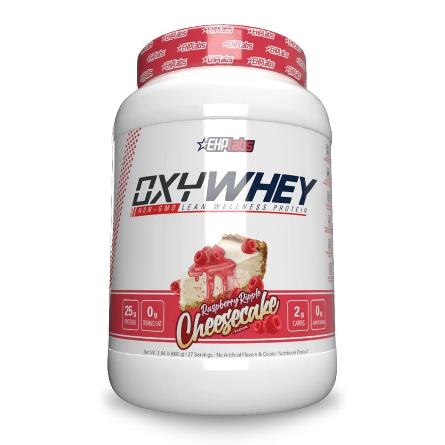 EHP OxyWhey Lean Wellness Protein Protein EHP Labs Size: 27 Servings Flavor: Raspberry Ripple Cheesecake